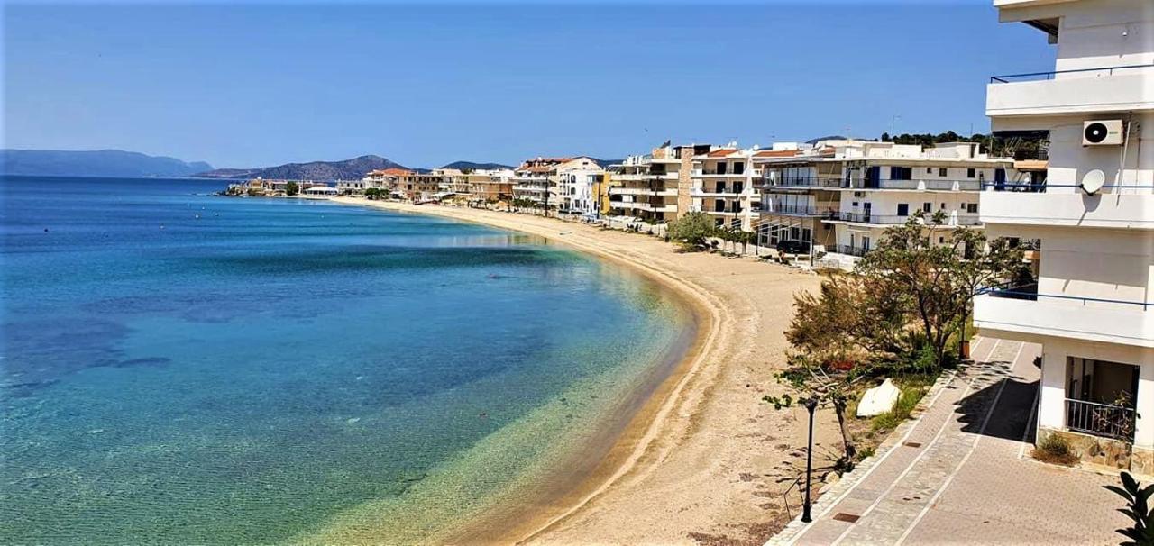 Nea Styra Seafront Apartment With Stunning View Exterior foto